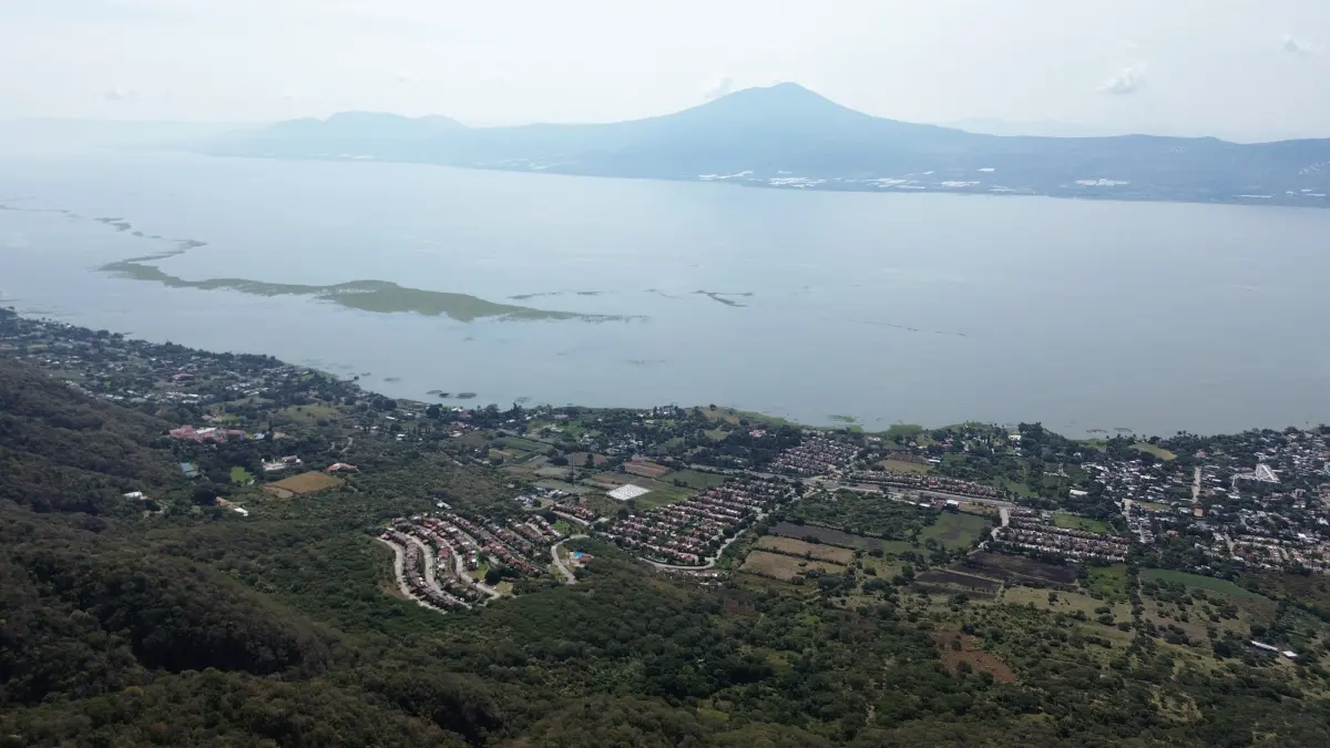 Vista aérea con dron de Jocotepec